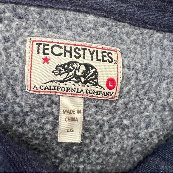 Techstyles Sweatshirt Santa California Turtleneck - Picture 5 of 5